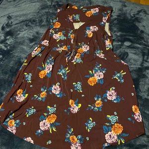 Purple Torrid Dress - Size 1 - pockets and middle knot